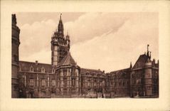 VINTAGE POSTCARD Douai the Town hall