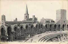 VINTAGE POSTCARD Arles Seen from With Arena