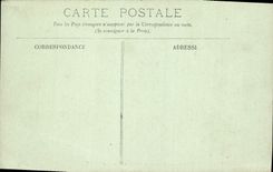 POSTAL Compiegne de la VENDIMIA el cuarto del castillo de Conseal de los ministros