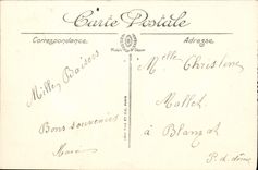 VINTAGE POSTCARD Vichy the Edges De I' Allier