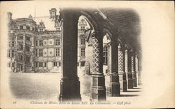 CPA Chateau De Blois Aile De Louis XII La colonnade