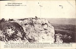 CPA Vallee de la Loue Mouthier Haute Pierre Rocher de la Haute Pierre