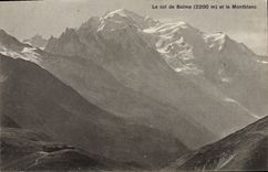 CPA Le Col De Balme Et Le Montblanc