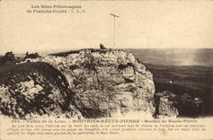 CPA Franche Comte Vallee de la Loue Mouthier Haute Pierre Rocher de Haute Pierre