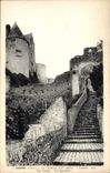 VINTAGE POSTCARD Luynes the Castle the staircase