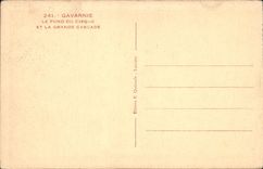 VINTAGE POSTCARD Gavarnie Fund Of the Circus And the Large Cascade