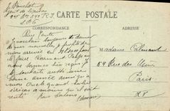 VINTAGE POSTCARD Balloon Of Alsace Valley De Sewen Tank of Alfeld and Lake Sewen