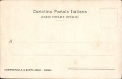 VINTAGE POSTCARD In Valsesia Panorama general di Varallo