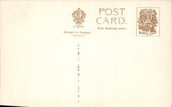 VINTAGE POSTCARD The lake Kew Gardens