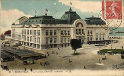 VINTAGE POSTCARD Trouville the Casino