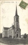 VINTAGE POSTCARD Veaugues the Church