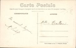 VINTAGE POSTCARD Gracay the Church Western Frontage