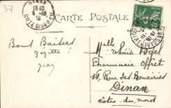 VINTAGE POSTCARD Tours View And the Loire