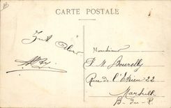 VINTAGE POSTCARD Boat Sailors a suspect