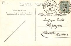 VINTAGE POSTCARD Boat Launching of a torpedo of a cruiser of 1st class