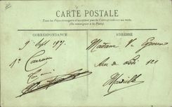 VINTAGE POSTCARD Boat Scale of Bourgain poop