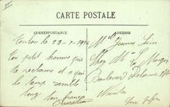 VINTAGE POSTCARD Boat the catastrophe of the Armor freedom After the explosion September 25th, 1911