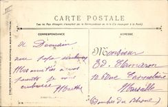 CPA Bateau Catastrophe du Liberte Quelques minutes apres l'explosion 