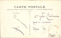 VINTAGE POSTCARD Iena Boat During the explosion of March 12th, 1907