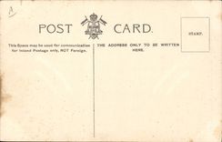 VINTAGE POSTCARD Boat Chatahm Dockyard Smithery