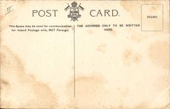 VINTAGE POSTCARD Bateau HMS Excel Ward room Officers Mess room