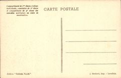 VINTAGE POSTCARD Train PLM