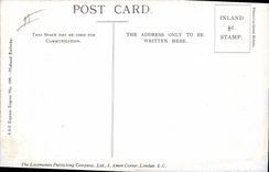 VINTAGE POSTCARD Express train Engine Midland Railway