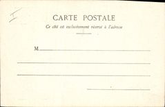 VINTAGE POSTCARD Train Woman Year 1904