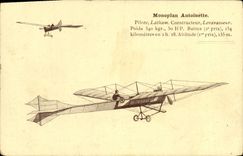CPA Avion Aviation Monoplan Antoinette Latham Levavasseur 