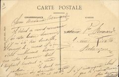 VINTAGE POSTCARD Plane Aviation Henriot Monoplane by Bathiat