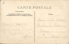 VINTAGE POSTCARD Plane Aviation De Lesseps on Bleriot monoplane