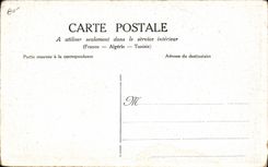 VINTAGE POSTCARD Plane Bielovuccie Aviation in flight on Close biplane said Duck