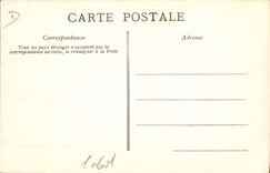 VINTAGE POSTCARD Automobile has Clement on his 120 Bayard horses