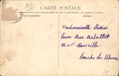 VINTAGE POSTCARD Automobile the Ventoux Mount the terrace of the observatory