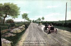 CPA Automobile Circuit de la Seine Inferieure La route de la fourche de Dieppe 