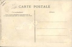 VINTAGE POSTCARD Automobile Rougier on its 130 DE DIETRICH horses