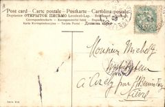 VINTAGE POSTCARD Automobile Donadini Ox