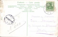 VINTAGE POSTCARD Automobile Children Babies Ass Mule