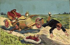 CPA Automobile Illustrateur Donadini