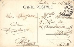 VINTAGE POSTCARD Automobile the tire carves Bergougnan