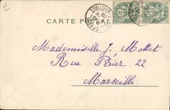 VINTAGE POSTCARD Automobile Coach Oxen