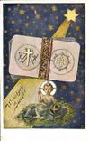 VINTAGE POSTCARD Illustrator teacher Setkowicz Angel