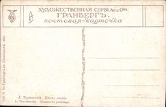 CPA Illustrateur L Tourshansky Chanson du printemps 