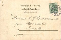 VINTAGE POSTCARD Illustrator Gruss aus Dresden Schloss