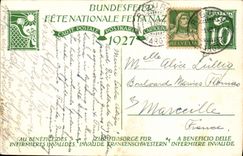 CPA Illustrateur Carl Liner Infirmieres invalides 