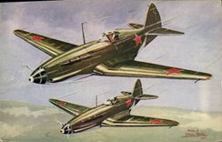 CPA Avion Aviation le chasseur MIG 3 de l'URSS Russie 