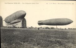 CPA Avion Aviation Dirigeable Zeppelin 