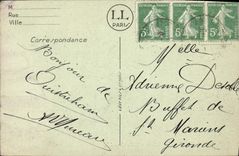 VINTAGE POSTCARD Ouistreham Locks and the Canal