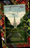 VINTAGE POSTCARD Scott Monument & Princes Street Gardens Edinburgh