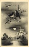 CPA Fantaisie Oiseau